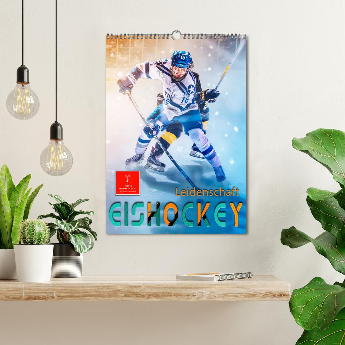 Bild: 9783435910670 | Eishockey Leidenschaft (Wandkalender 2025 DIN A3 hoch), CALVENDO...