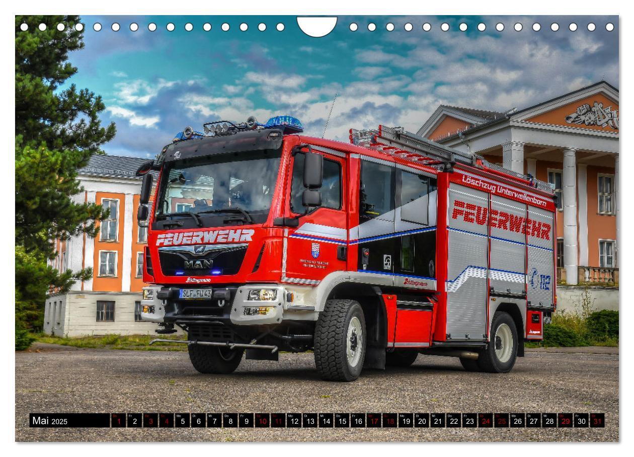 Bild: 9783435037322 | Feuerwehrfahrzeuge (Wandkalender 2025 DIN A4 quer), CALVENDO...