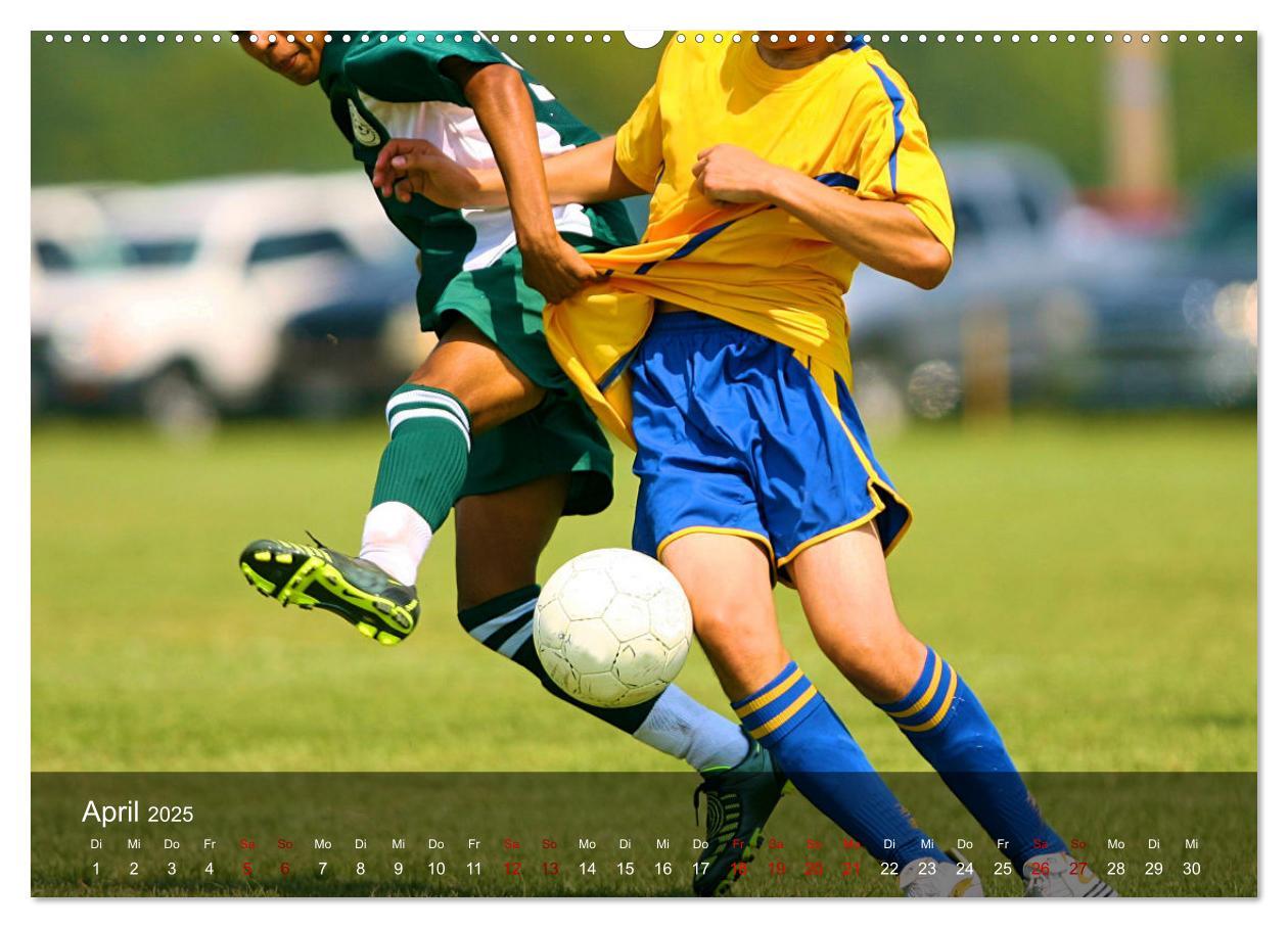 Bild: 9783383933851 | Fußball - pure Leidenschaft (Wandkalender 2025 DIN A2 quer),...