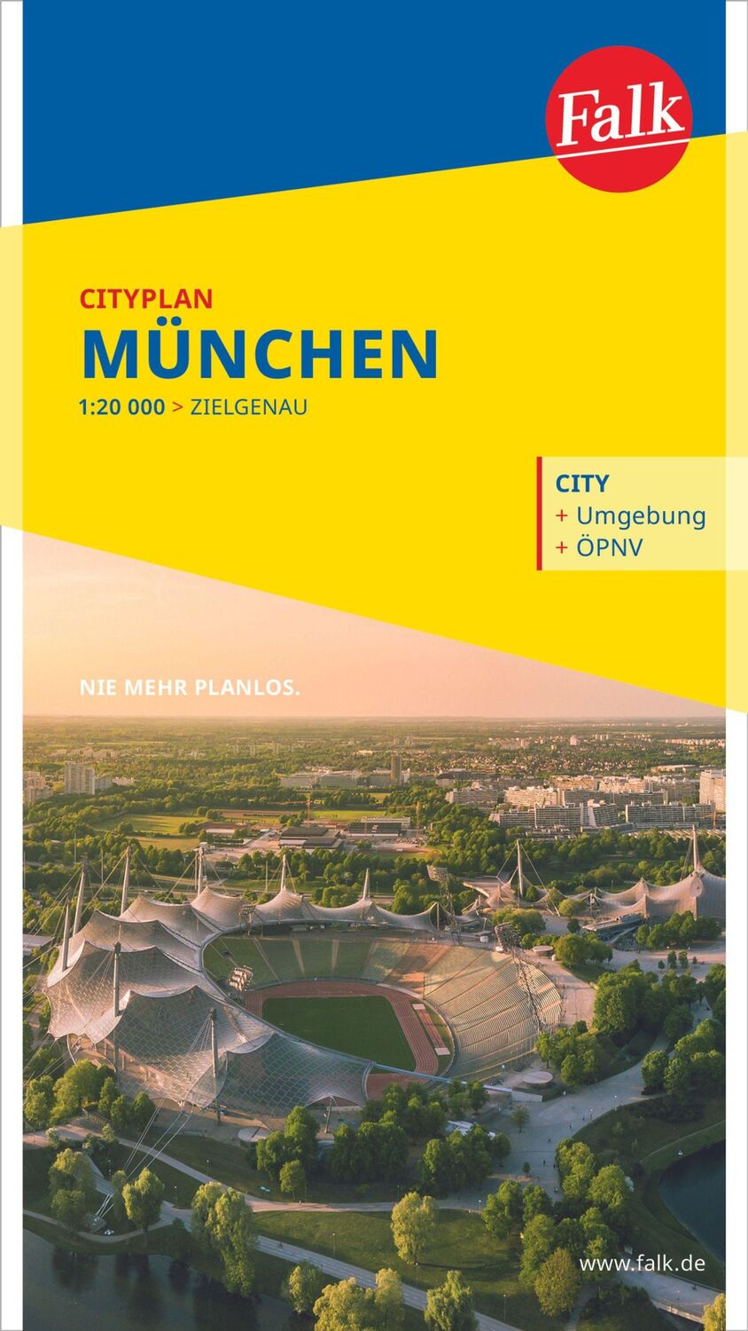 Cover: 9783827900326 | Falk Cityplan München 1:22.500 | (Land-)Karte | Falk Citypläne | 2023