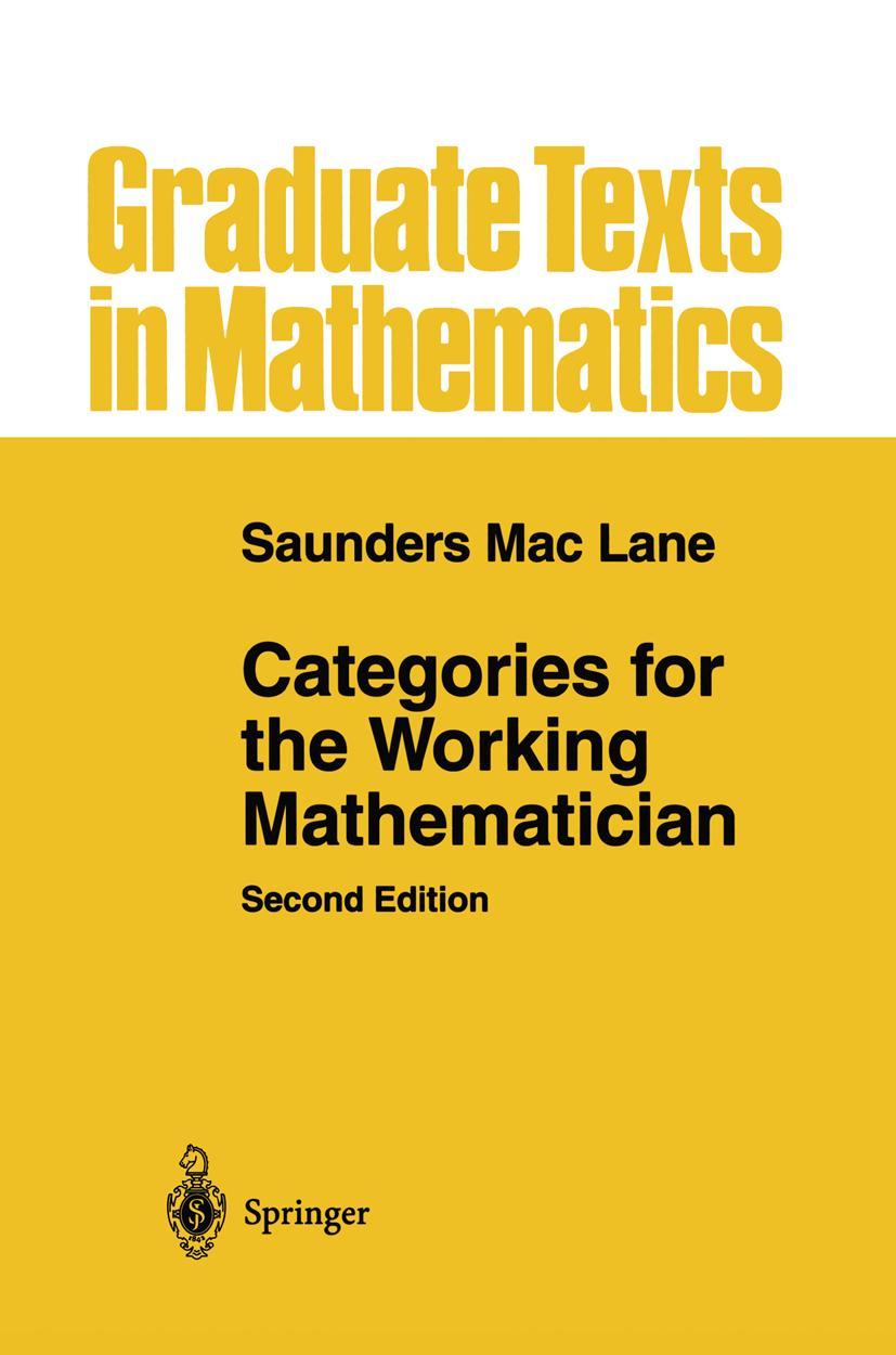 Cover: 9780387984032 | Categories for the Working Mathematician | Saunders Mac Lane | Buch