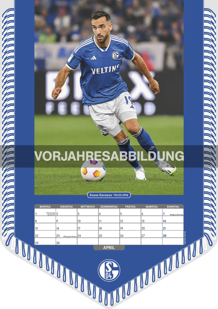 Bild: 4002725994462 | N NEUMANNVERLAGE - FC Schalke 04 2025 Bannerkalender, 29,7x42cm,...