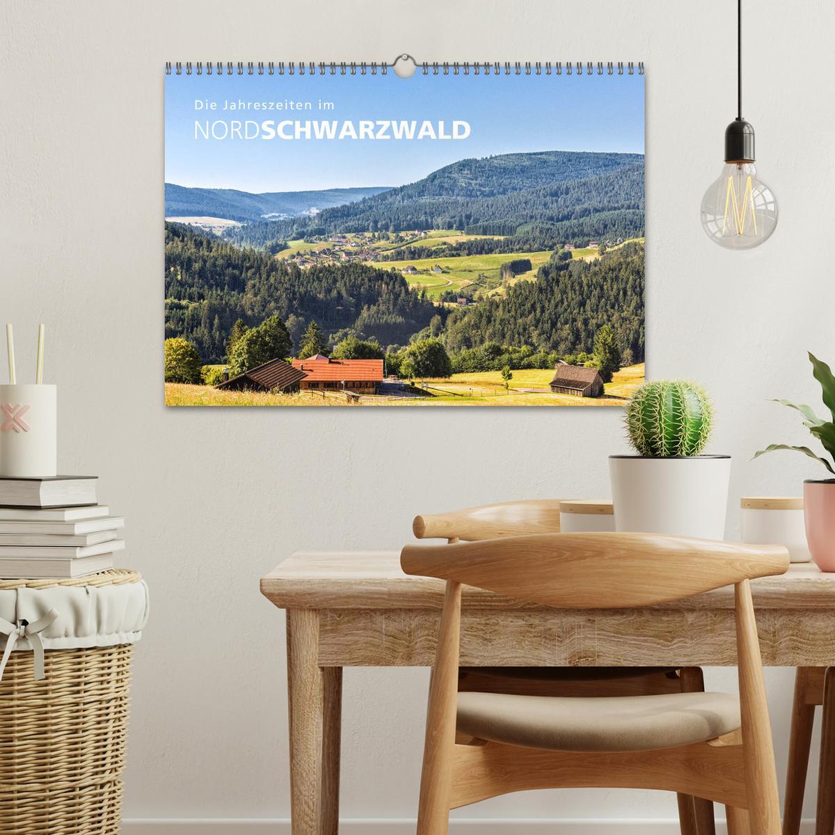 Bild: 9783435376834 | Die Jahreszeiten im Nordschwarzwald (Wandkalender 2025 DIN A3...