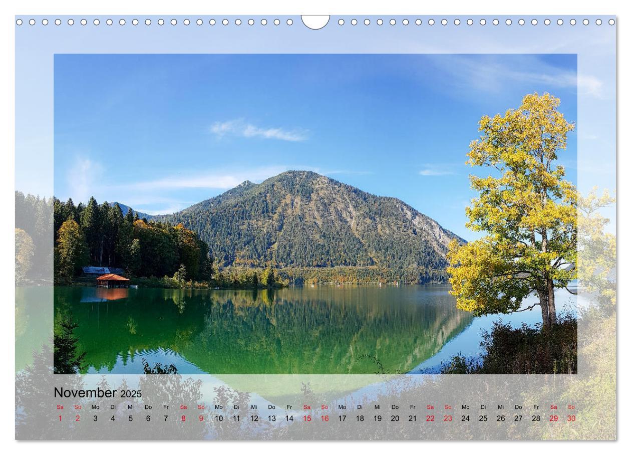 Bild: 9783435180295 | Walchensee (Wandkalender 2025 DIN A3 quer), CALVENDO Monatskalender