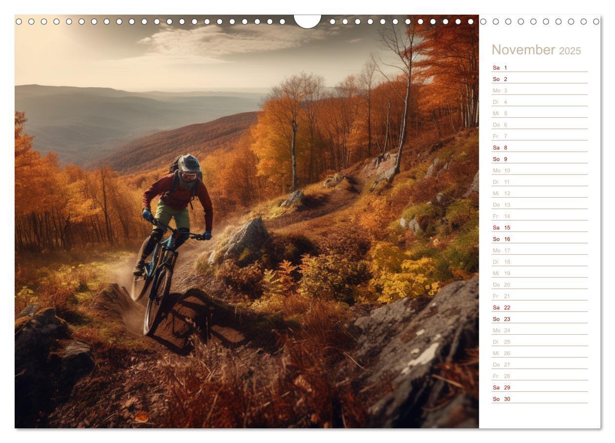 Bild: 9783383870477 | Mit dem Mountainbike durch die Welt (Wandkalender 2025 DIN A3...