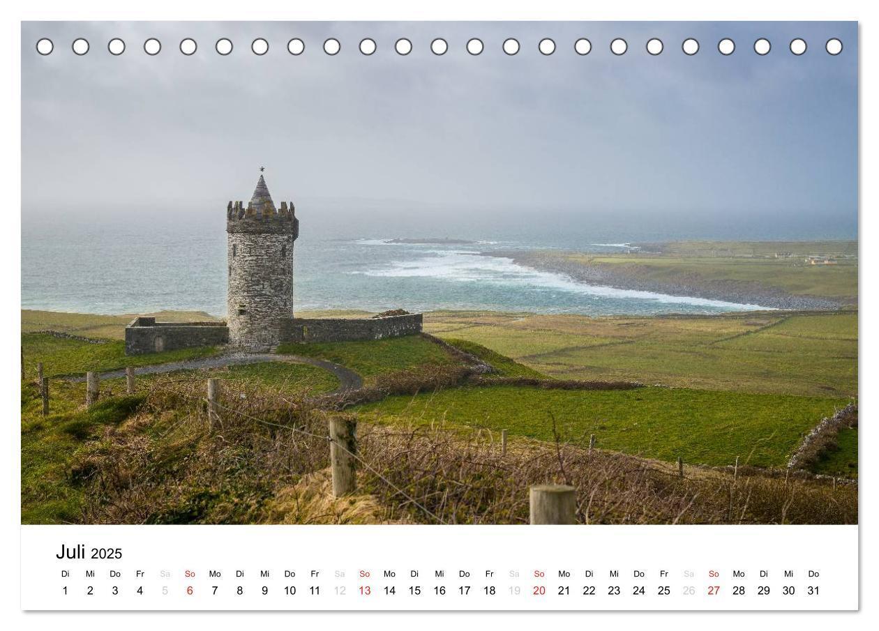 Bild: 9783435825189 | Irland. Wild Atlantic Views. (Tischkalender 2025 DIN A5 quer),...