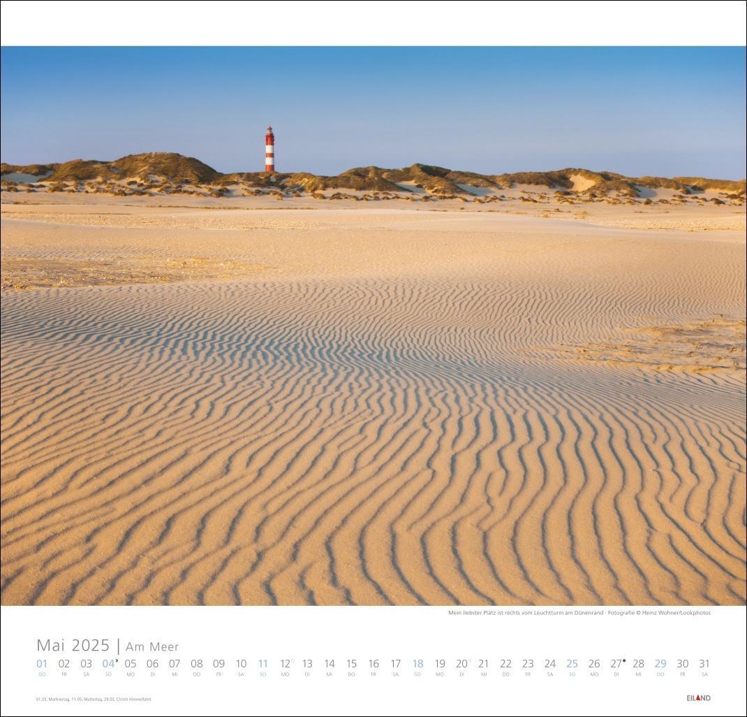 Bild: 9783964023094 | Am Meer Edition Kalender 2025 - Sand, Wind und Wellen | Hans Jessel