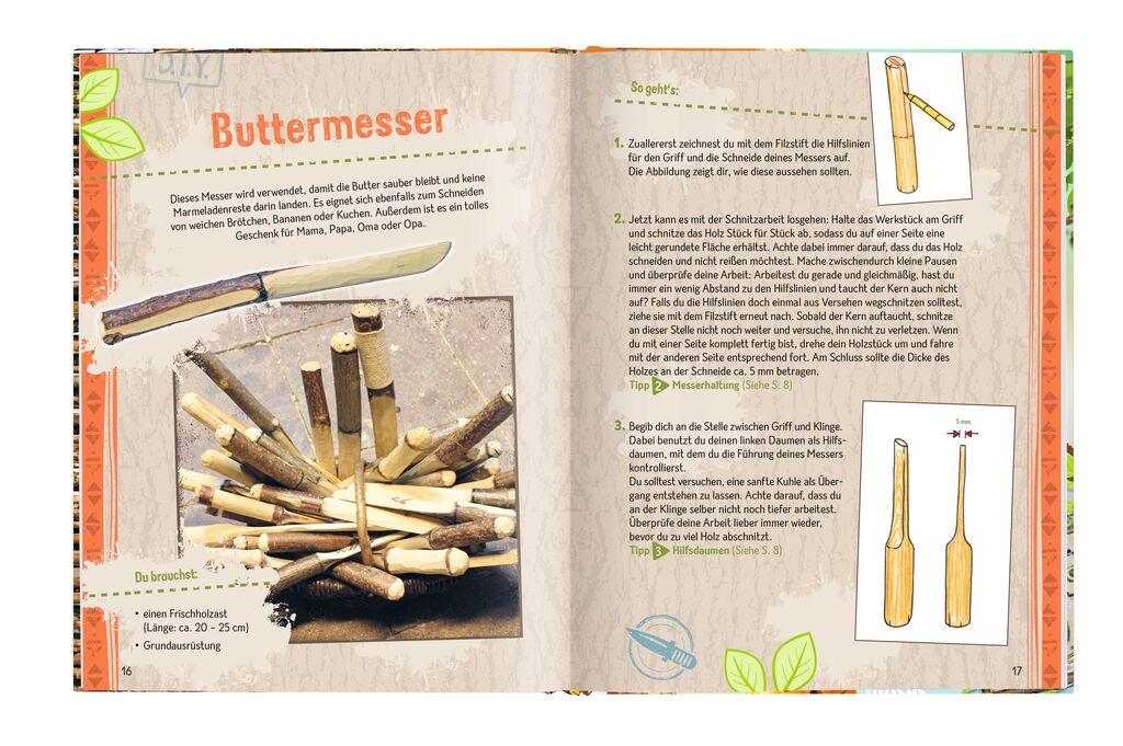 Bild: 9783964553270 | Schnitzen mit dem Taschenmesser | Sonja Schirdewahn (u. a.) | Buch