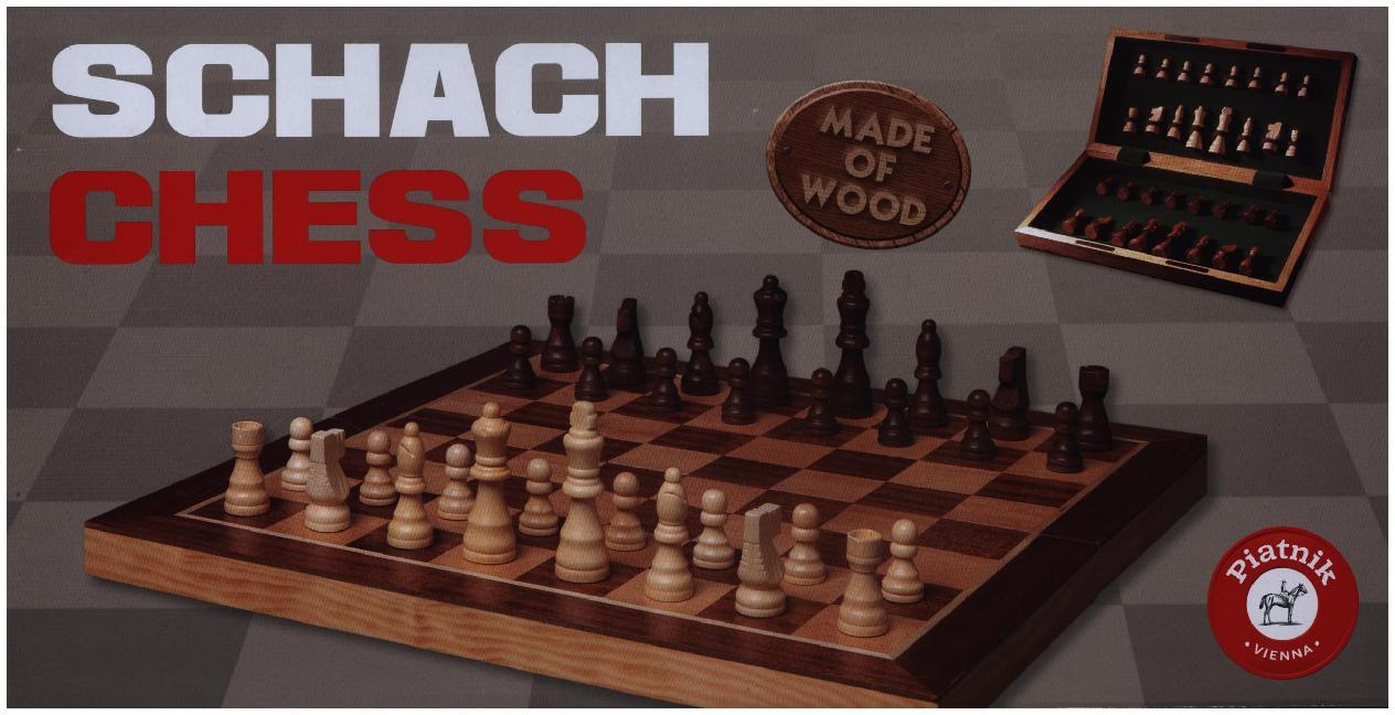 Cover: 9001890638985 | Schach aus Holz (Spiel) | Spiel | In Holzkassette | 6389 | Deutsch