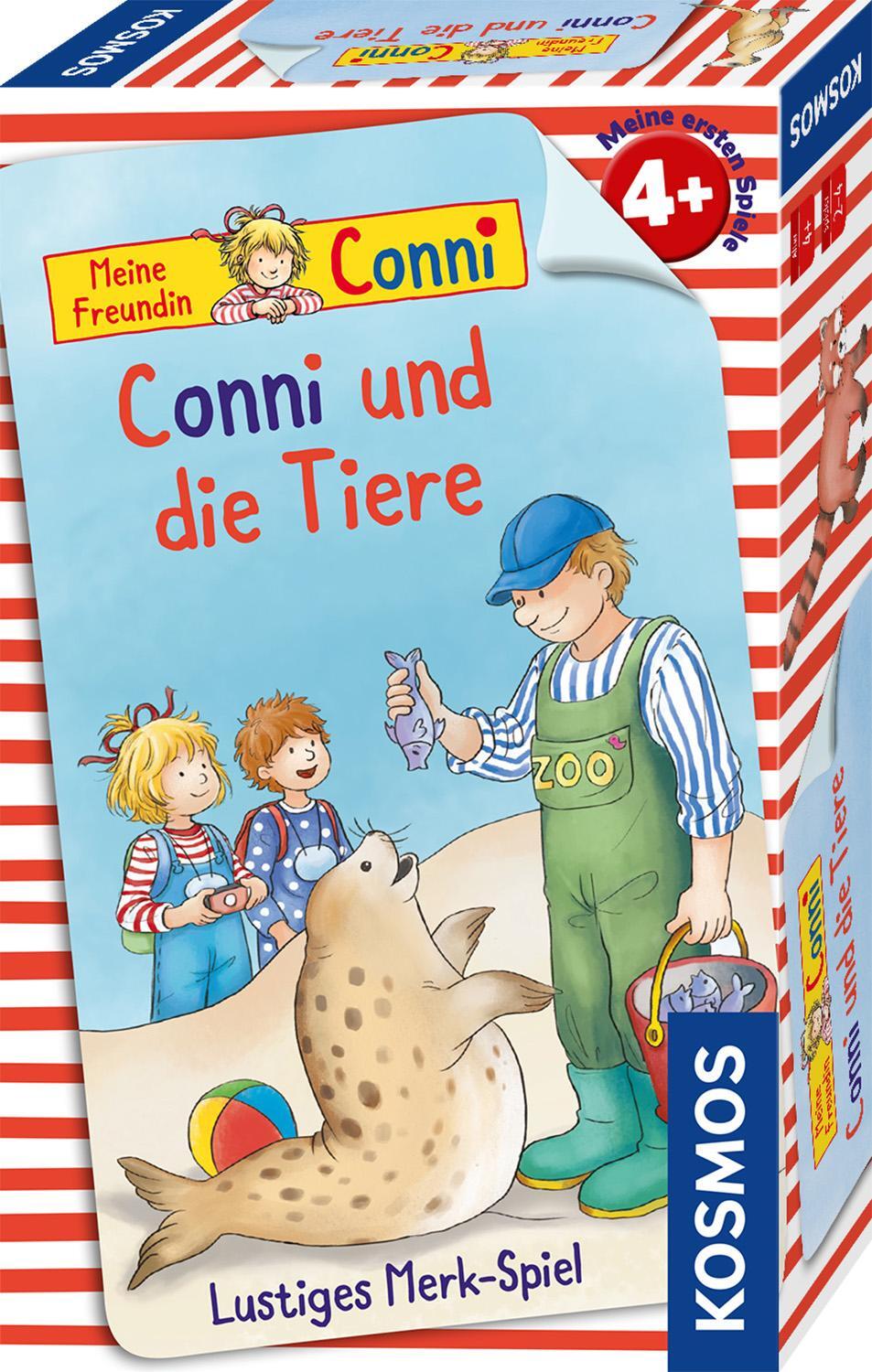 Cover: 4002051710989 | Conni und die Tiere | Lustiges Merkspiel für 2 - 4 Spieler | Spiel