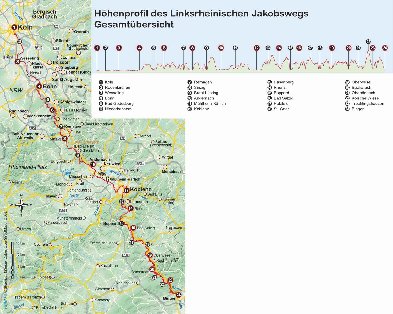 Bild: 9783866868199 | Linksrheinischer Jakobsweg | von Köln nach Bingen | Scholz (u. a.)