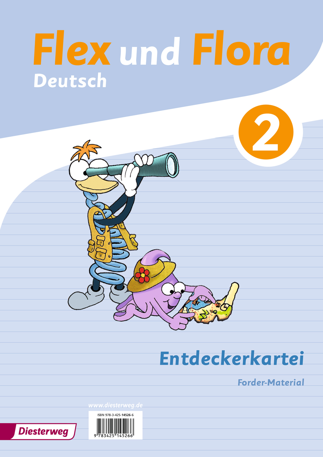 Cover: 9783425145266 | Flex und Flora - Ausgabe 2013 | Entdeckerkartei Deutsch 2 | Loseblatt