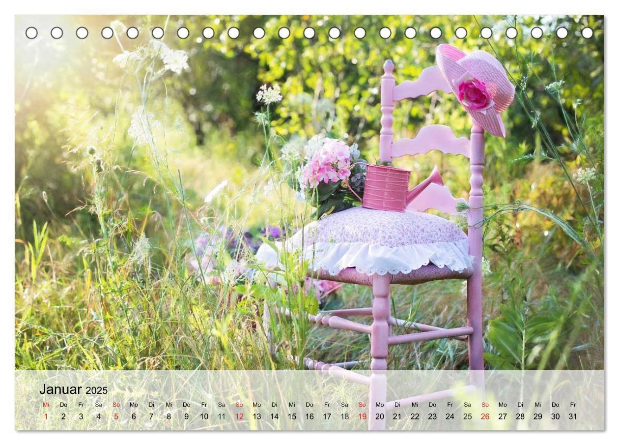 Bild: 9783435553938 | Landhaus-Romantik. Die Farben des Sommers (Tischkalender 2025 DIN...