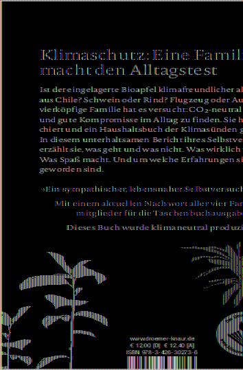 Rückseite: 9783426302736 | Vier fürs Klima | Wie unsere Familie versucht, CO2-neutral zu leben