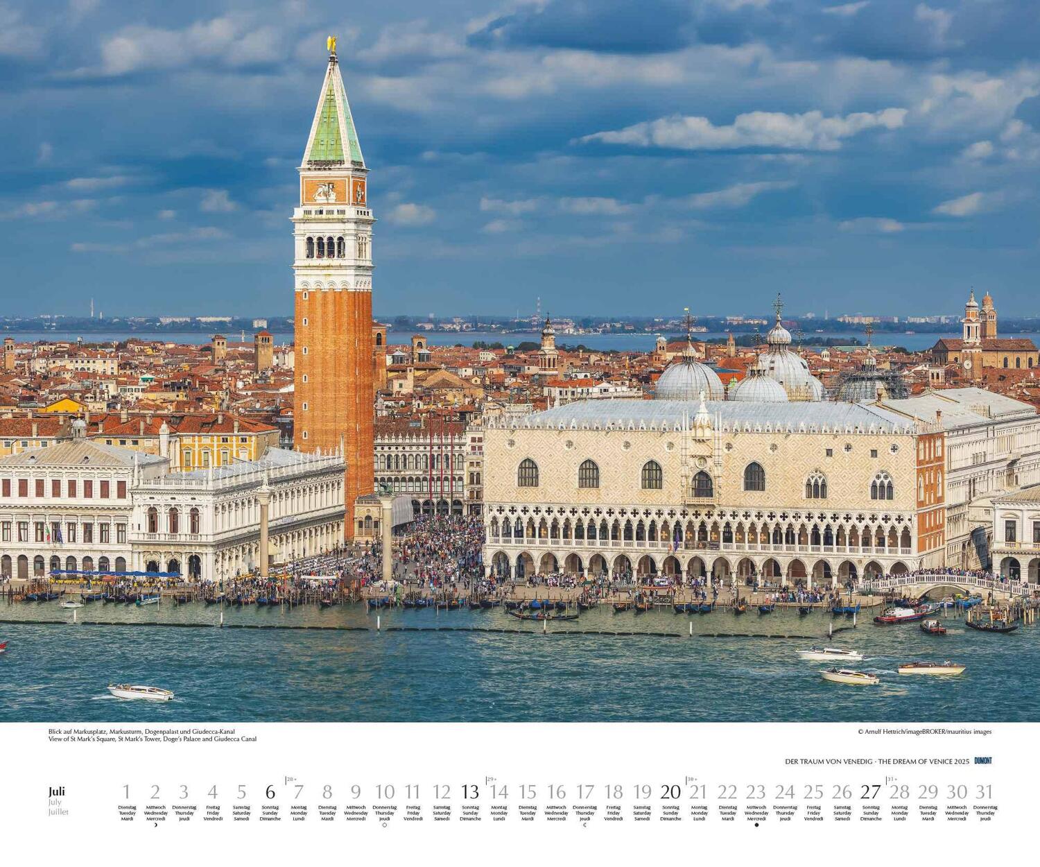 Bild: 4250809652740 | Der Traum von Venedig 2025 - Wandkalender 60,0 x 50,0 cm -...