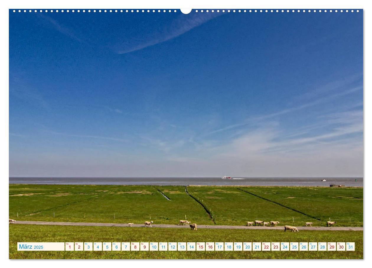 Bild: 9783435428250 | Cuxhaven, Landschaften zwischen Küste und Heide (Wandkalender 2025...