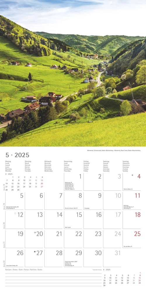 Bild: 4251732343088 | Alpha Edition - Deutschland 2025 Broschürenkalender, 30x30cm,...