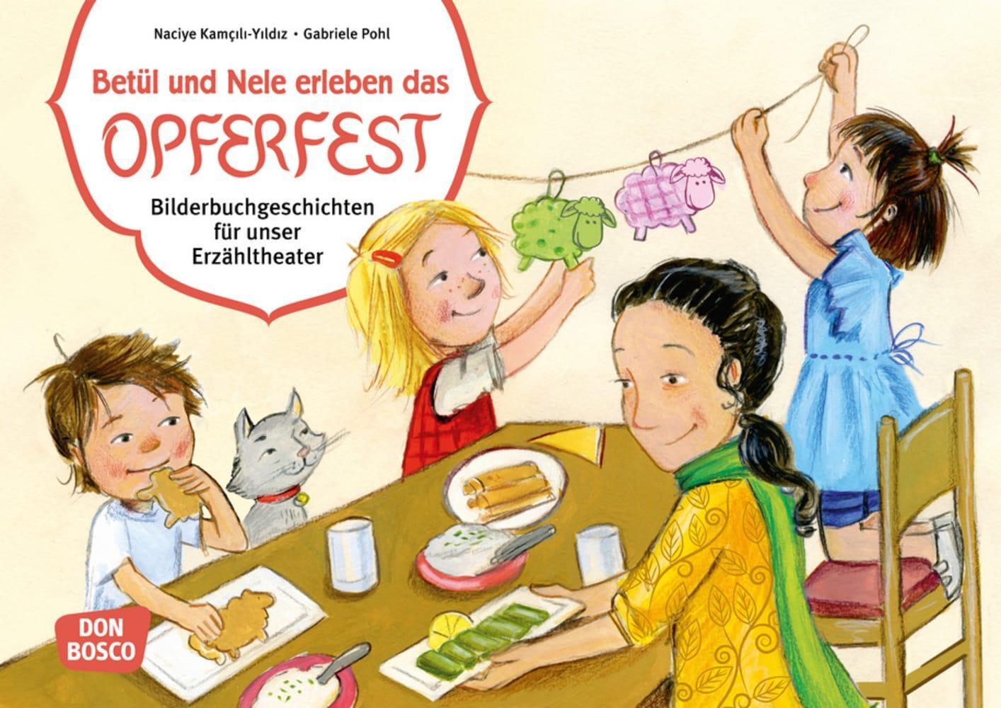 Cover: 4260179514883 | Betül und Nele erleben das Opferfest. Kamishibai Bildkartenset. | 2018