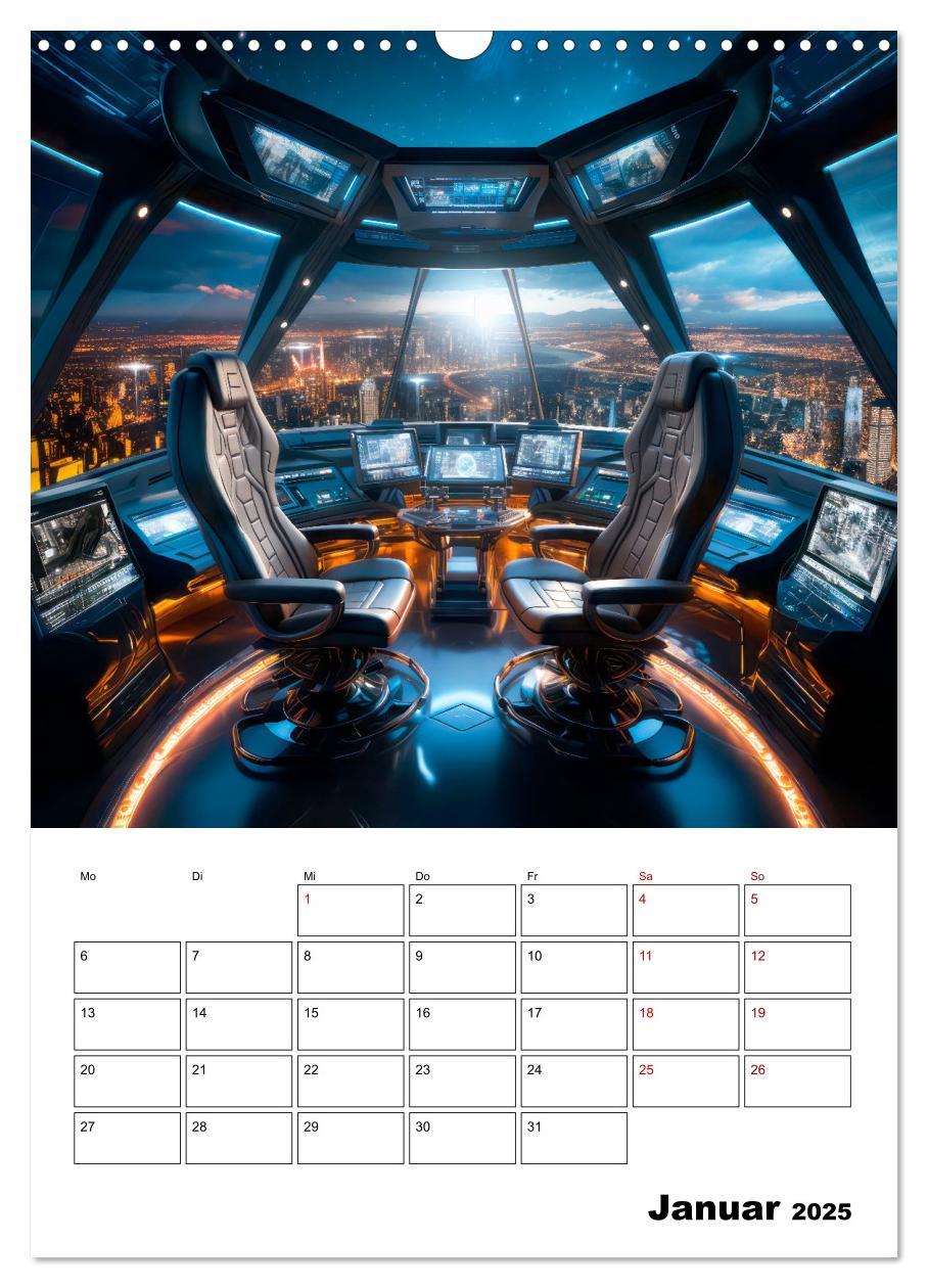 Bild: 9783435849789 | KÜNSTLICHE INTELLIGENZ Cooler Terminplaner (Wandkalender 2025 DIN...