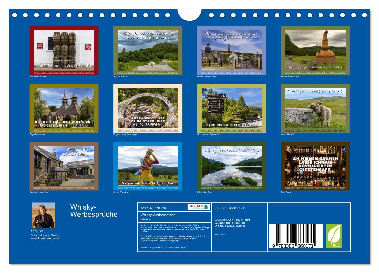 Bild: 9783383860171 | Whisky-Werbesprüche (Wandkalender 2025 DIN A4 quer), CALVENDO...