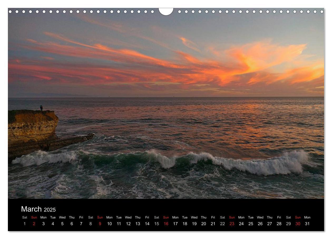 Bild: 9781325962259 | California Coasline (Wall Calendar 2025 DIN A3 landscape), CALVENDO...