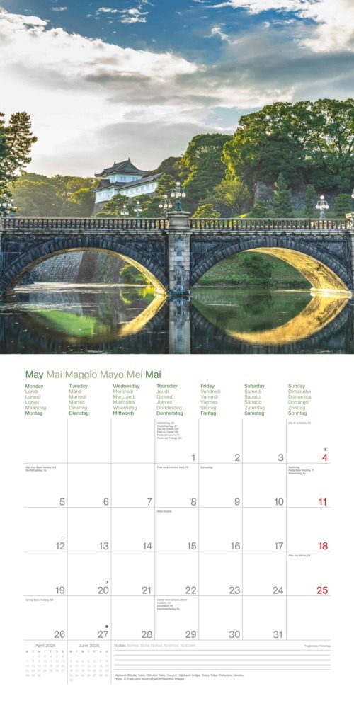 Bild: 4002725994080 | N NEUMANNVERLAGE - Japan 2025 Broschürenkalender, 30x30cm,...