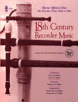 Cover: 9781596153349 | 18th Century Recorder Music | Deluxe 2-CD Set | Hal Leonard Corp