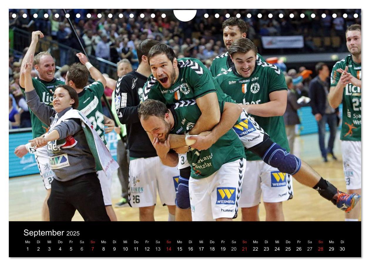 Bild: 9783435537181 | Handball Bundesliga - HSG Wetzlar (Wandkalender 2025 DIN A4 quer),...