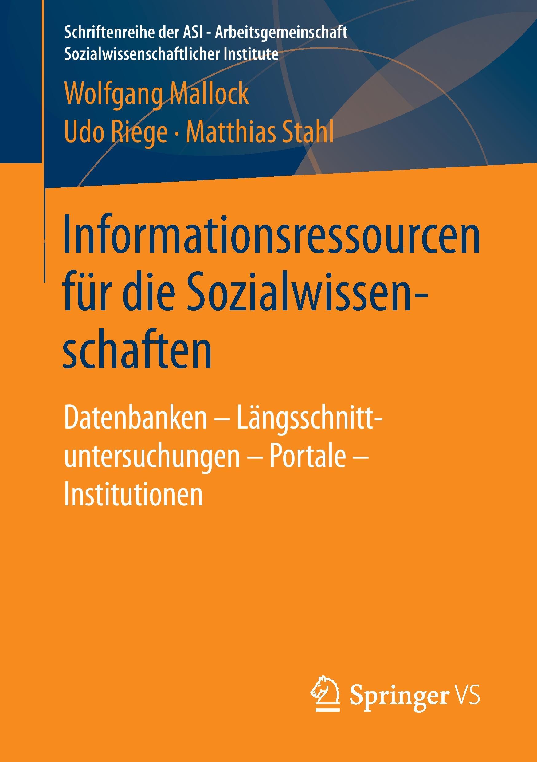 Cover: 9783658109653 | Informationsressourcen für die Sozialwissenschaften | Mallock (u. a.)