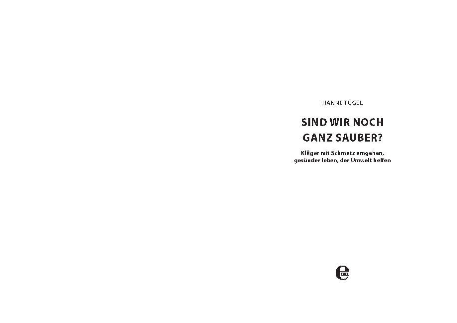 Bild: 9783841906564 | Sind wir noch ganz sauber? | Hanne Tügel | Taschenbuch | 288 S. | 2019