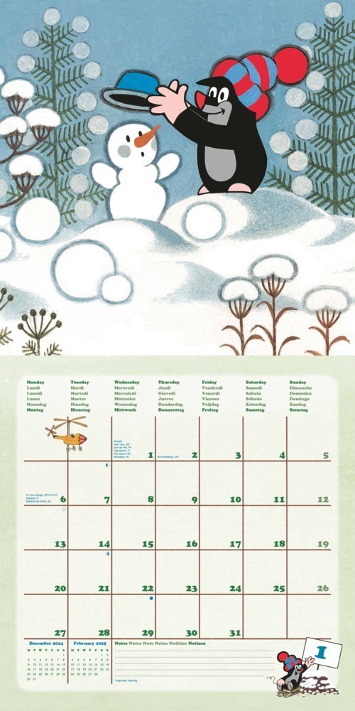 Bild: 4002725987976 | Der kleine Maulwurf 2025 - Wand-Kalender - Broschüren-Kalender -...