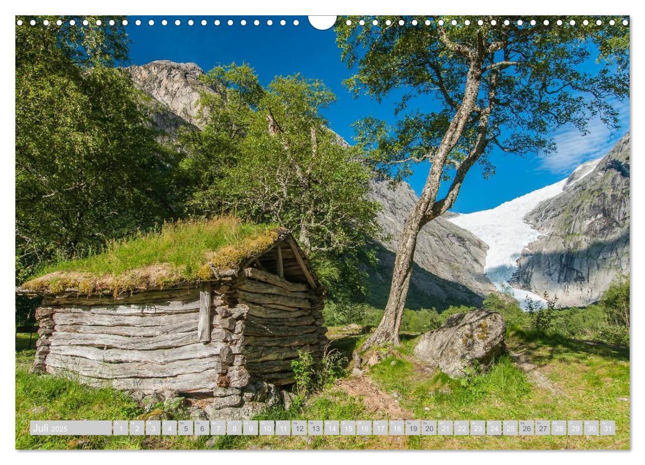 Bild: 9783435808793 | Norwegen (Wandkalender 2025 DIN A3 quer), CALVENDO Monatskalender