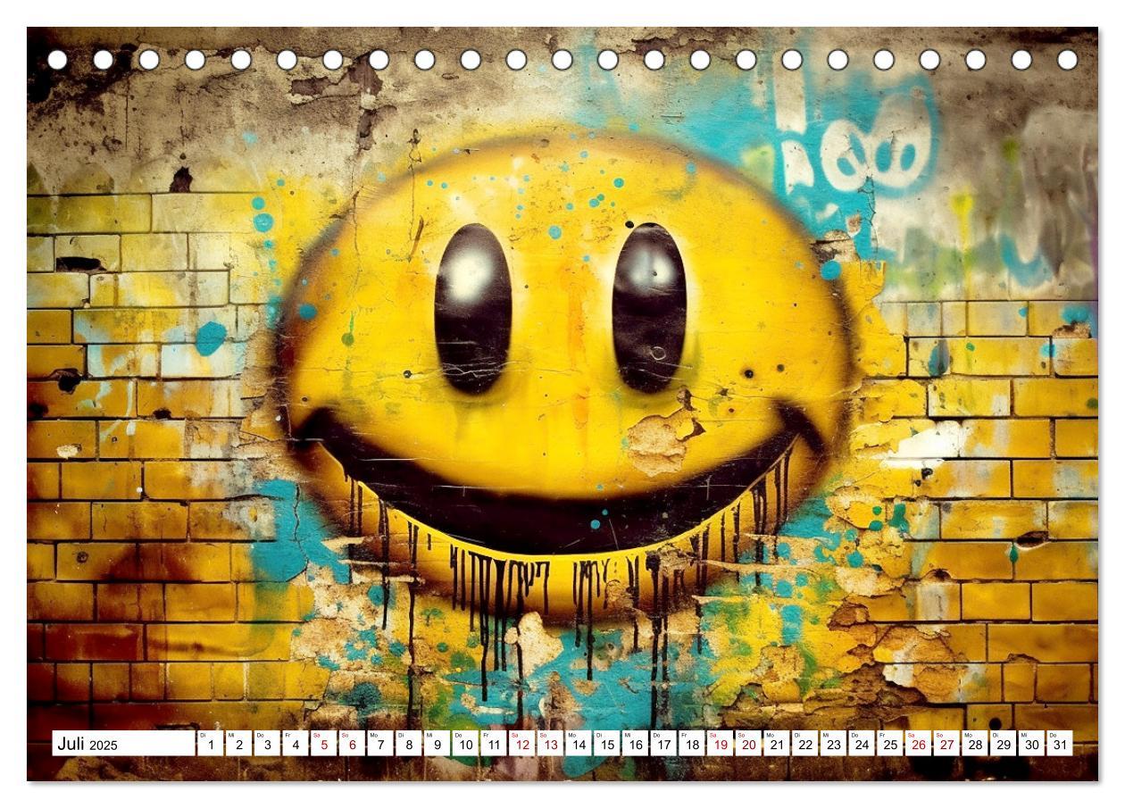 Bild: 9783383867729 | Street Art Graffiti (Tischkalender 2025 DIN A5 quer), CALVENDO...