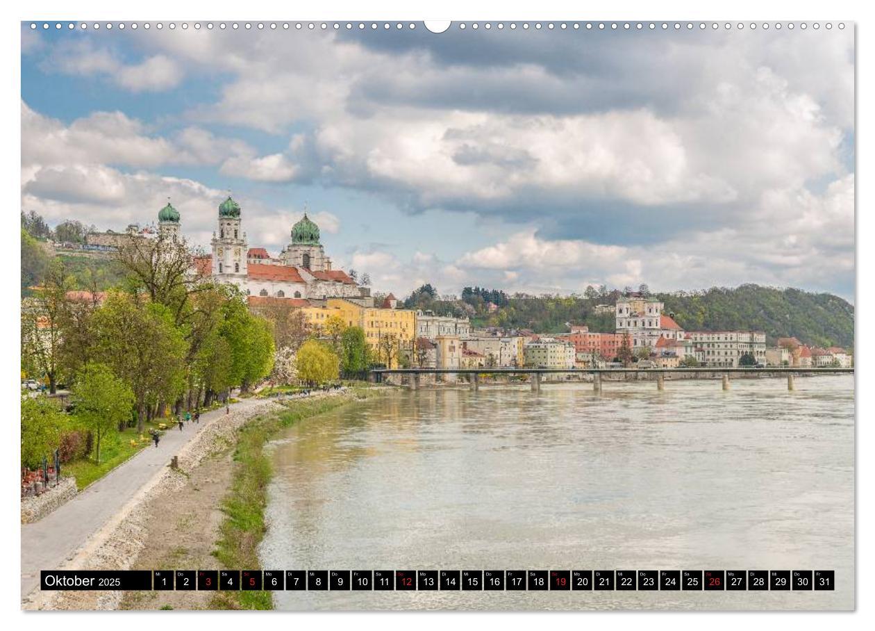 Bild: 9783435334520 | Passau, das Venedig Bayerns (Wandkalender 2025 DIN A2 quer),...