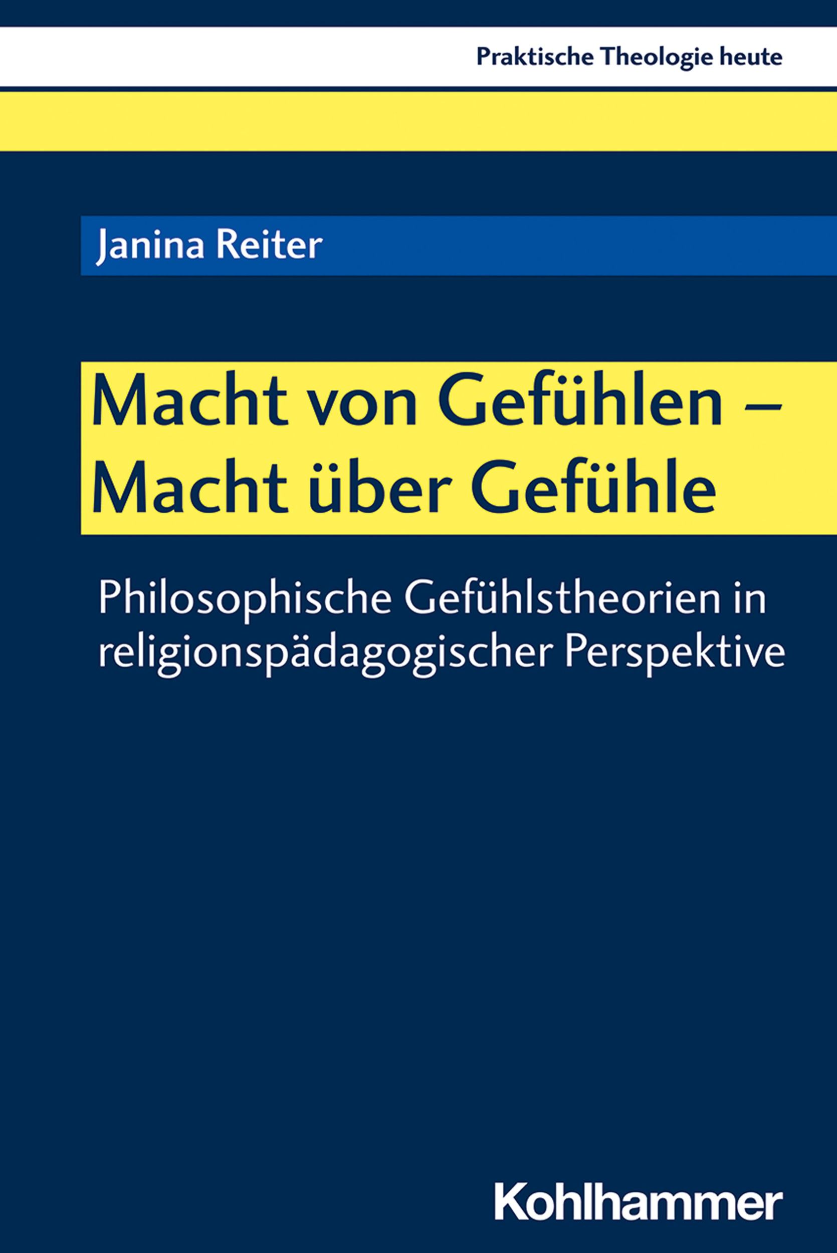 Cover: 9783170396524 | Macht von Gefühlen - Macht über Gefühle | Janina Reiter | Taschenbuch