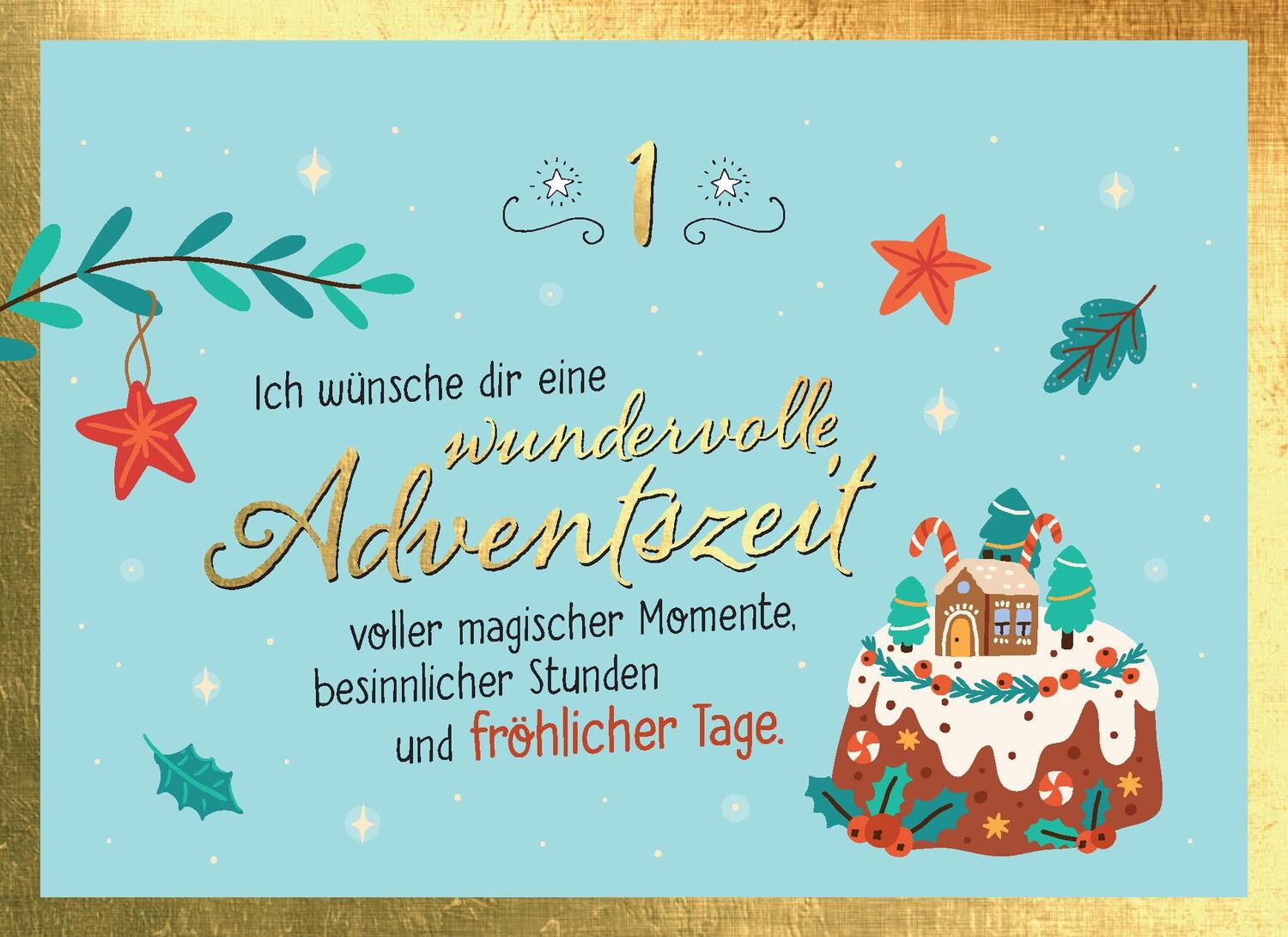 Bild: 9783625192763 | 24 Adventswünsche für dich | Der besondere Adventskalender | Buch