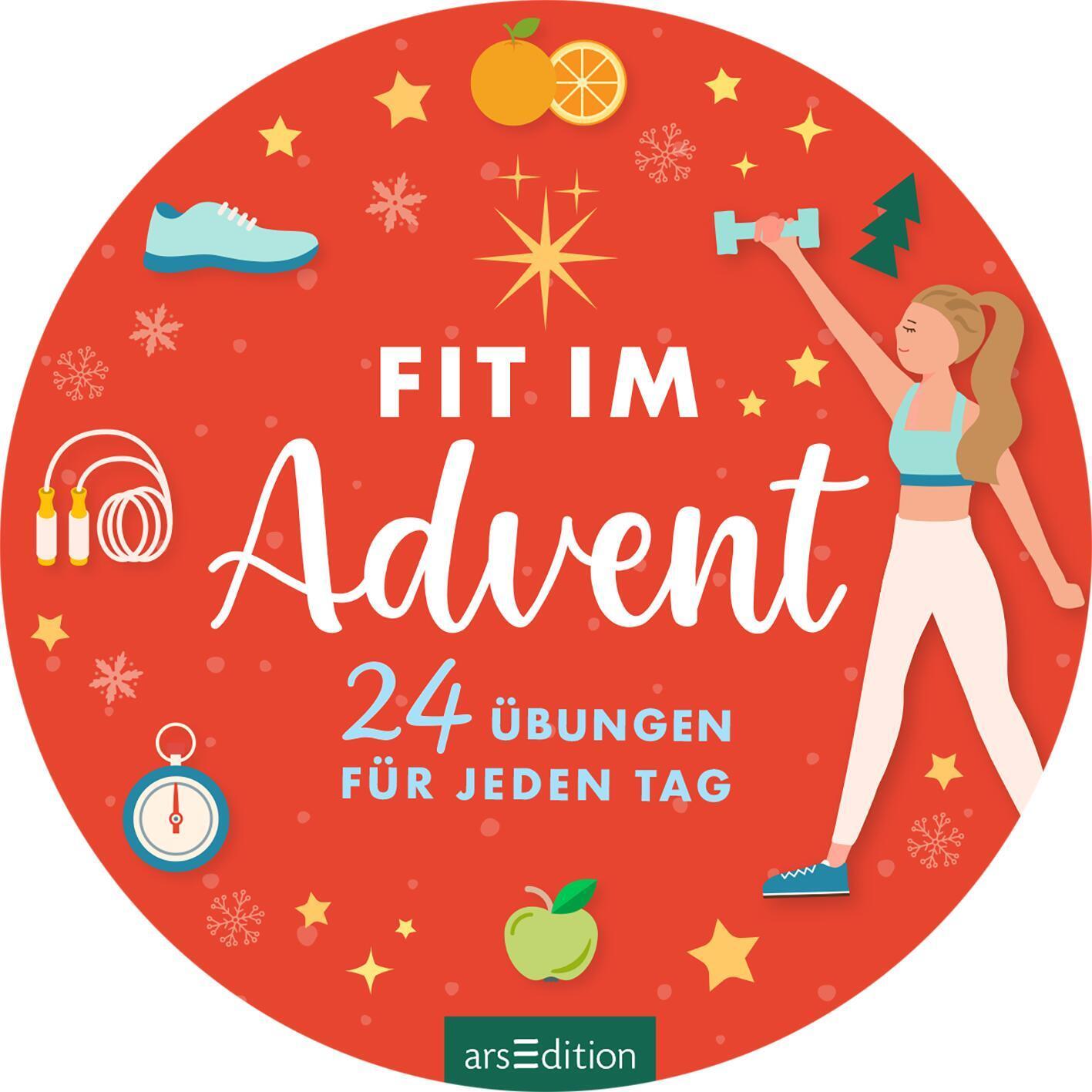 Bild: 9783845849300 | Adventskalender in der Dose. Fit im Advent | 24 Übungen für jeden Tag