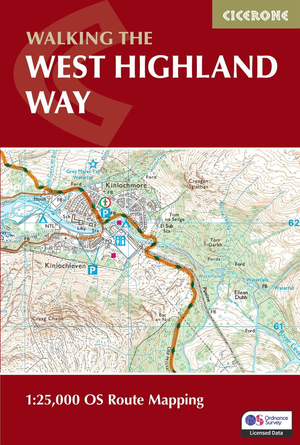 Cover: 9781786311788 | West Highland Way Map Booklet | 1:25,000 OS Route Mapping | Marsh