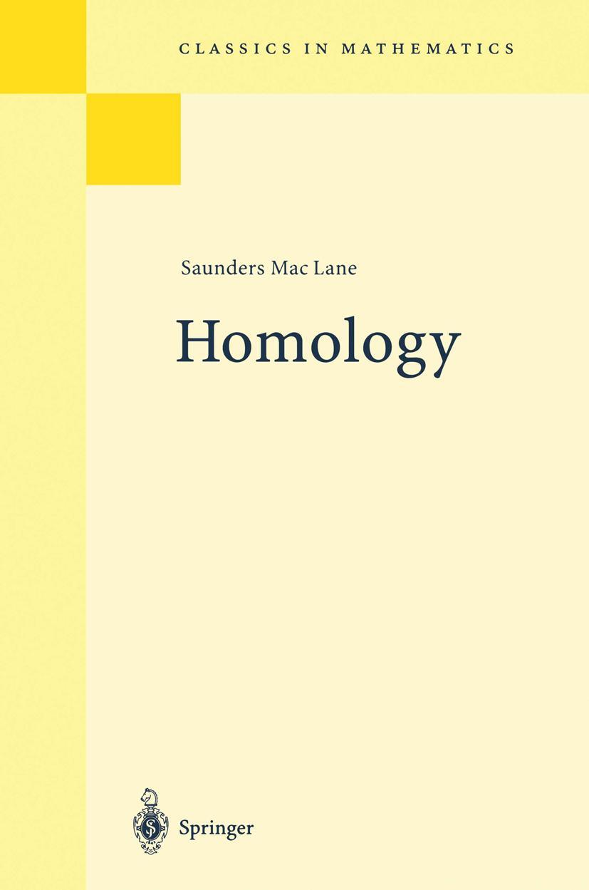 Cover: 9783540586623 | Homology | Saunders Maclane | Taschenbuch | x | Englisch | 1995