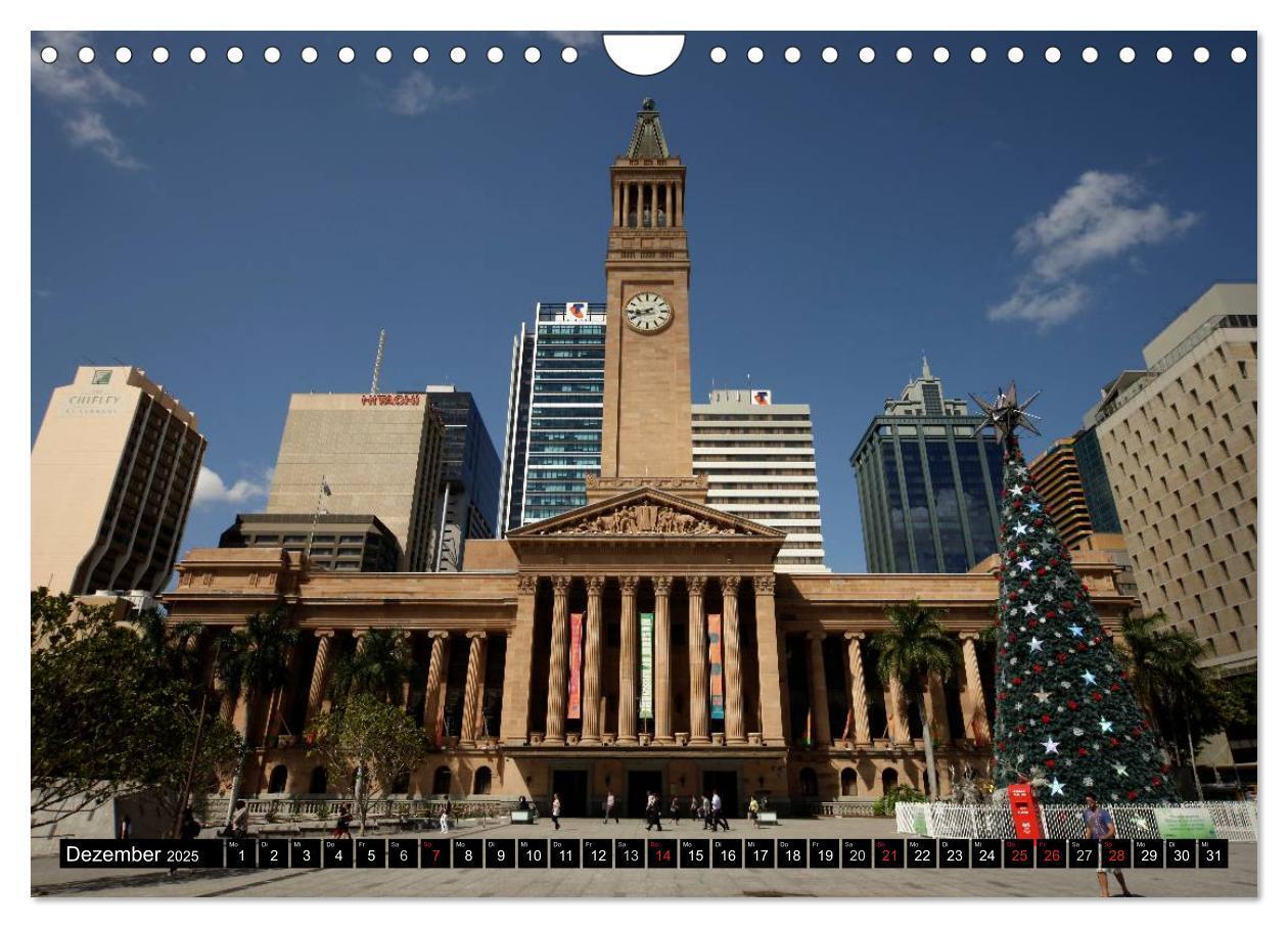 Bild: 9783435715602 | Brisbane (Wandkalender 2025 DIN A4 quer), CALVENDO Monatskalender