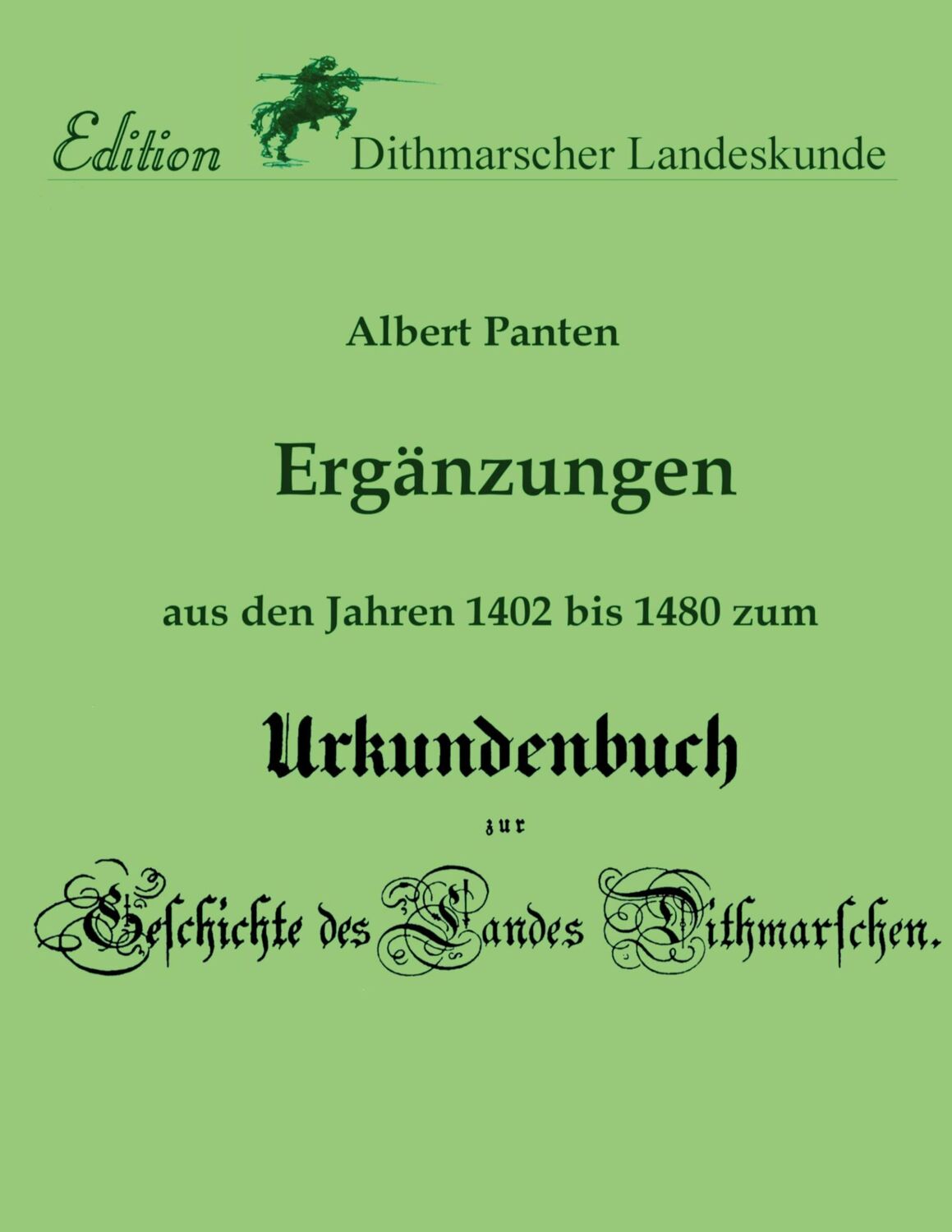 Cover: 9783757879365 | Ergänzungen aus den Jahren 1402 bis 1480 zum Urkundenbuch | Buch