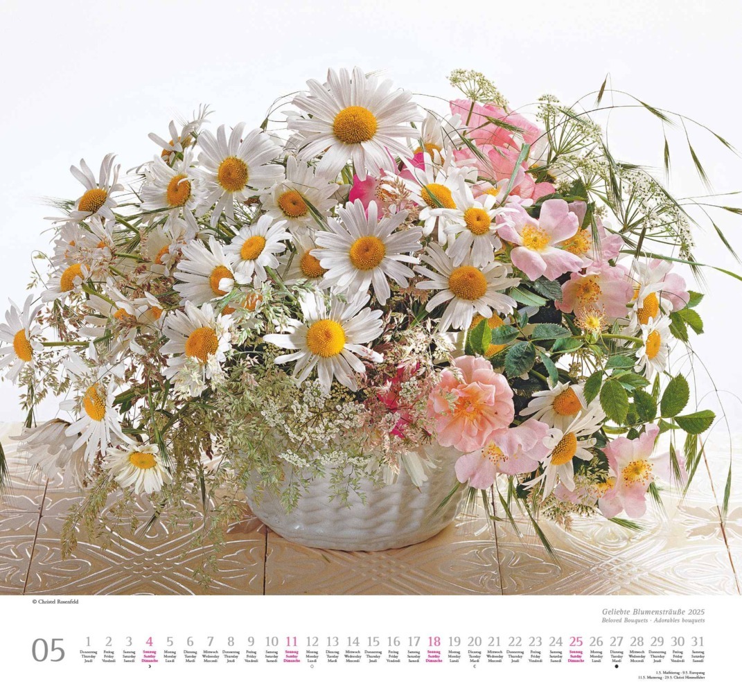 Bild: 4250809653075 | DUMONT - Geliebte Blumensträuße 2025 Wandkalender, 38x35,5cm,...