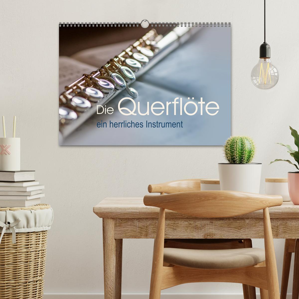 Bild: 9783383838347 | Die Querflöte, ein herrliches Instrument (Wandkalender 2025 DIN A3...