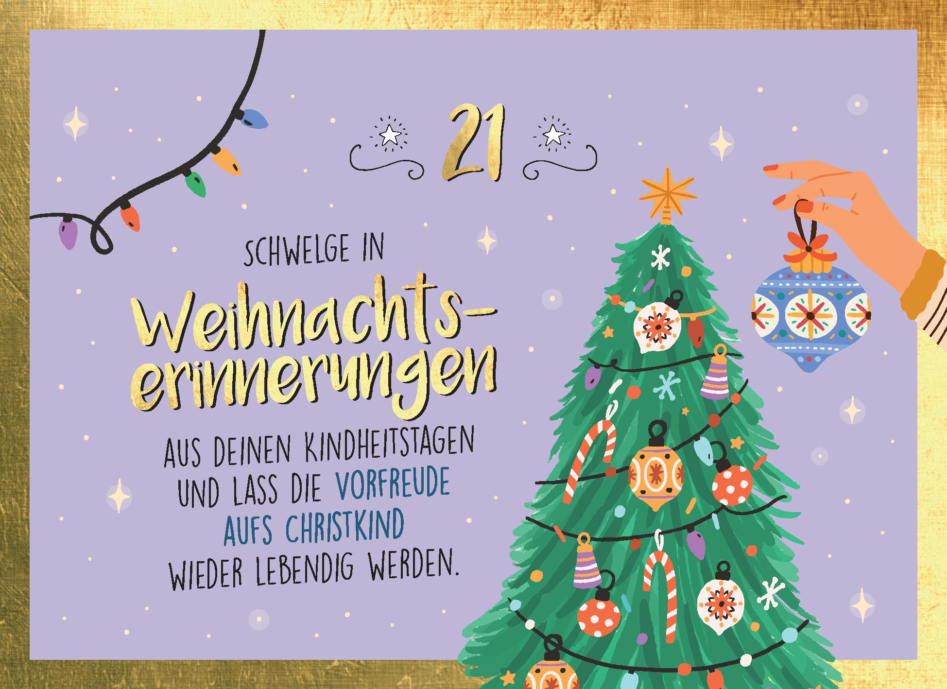 Bild: 9783625192763 | 24 Adventswünsche für dich | Der besondere Adventskalender | Buch