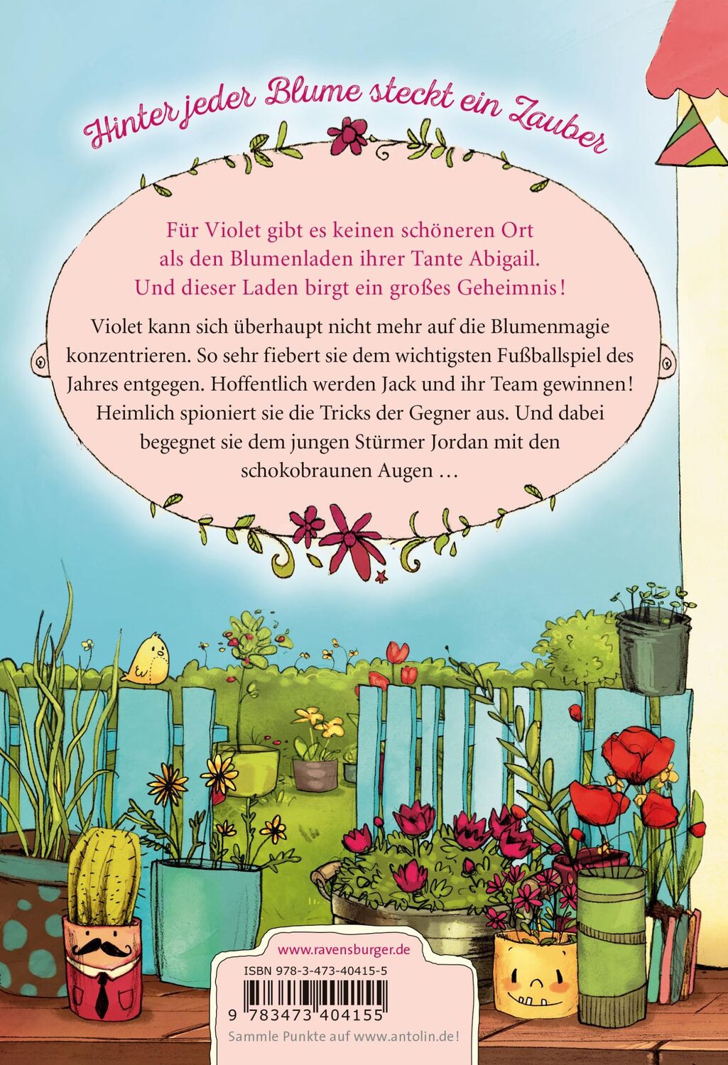 Rückseite: 9783473404155 | Der magische Blumenladen 07: Das verhexte Turnier | Gina Mayer | Buch