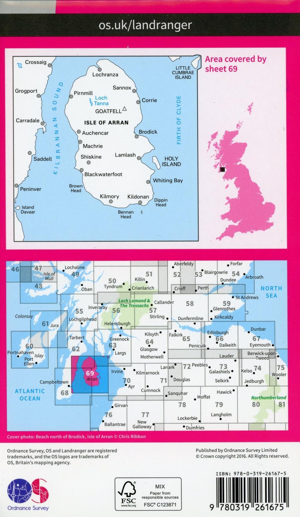 Bild: 9780319261675 | Isle of Arran | Ordnance Survey | (Land-)Karte | Karte/Landkarte