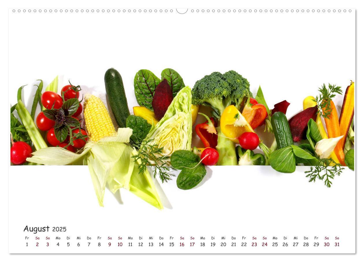 Bild: 9783435209255 | Food Panorama - Küchenkalender 2025 (hochwertiger Premium...