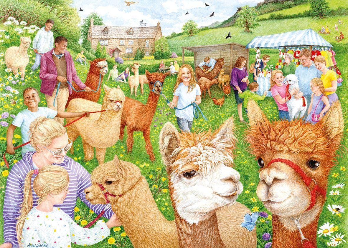 Bild: 8710126113745 | The Alpaca Farm - 1000 Teile | Spiel | Deutsch | 2022 | Jumbo