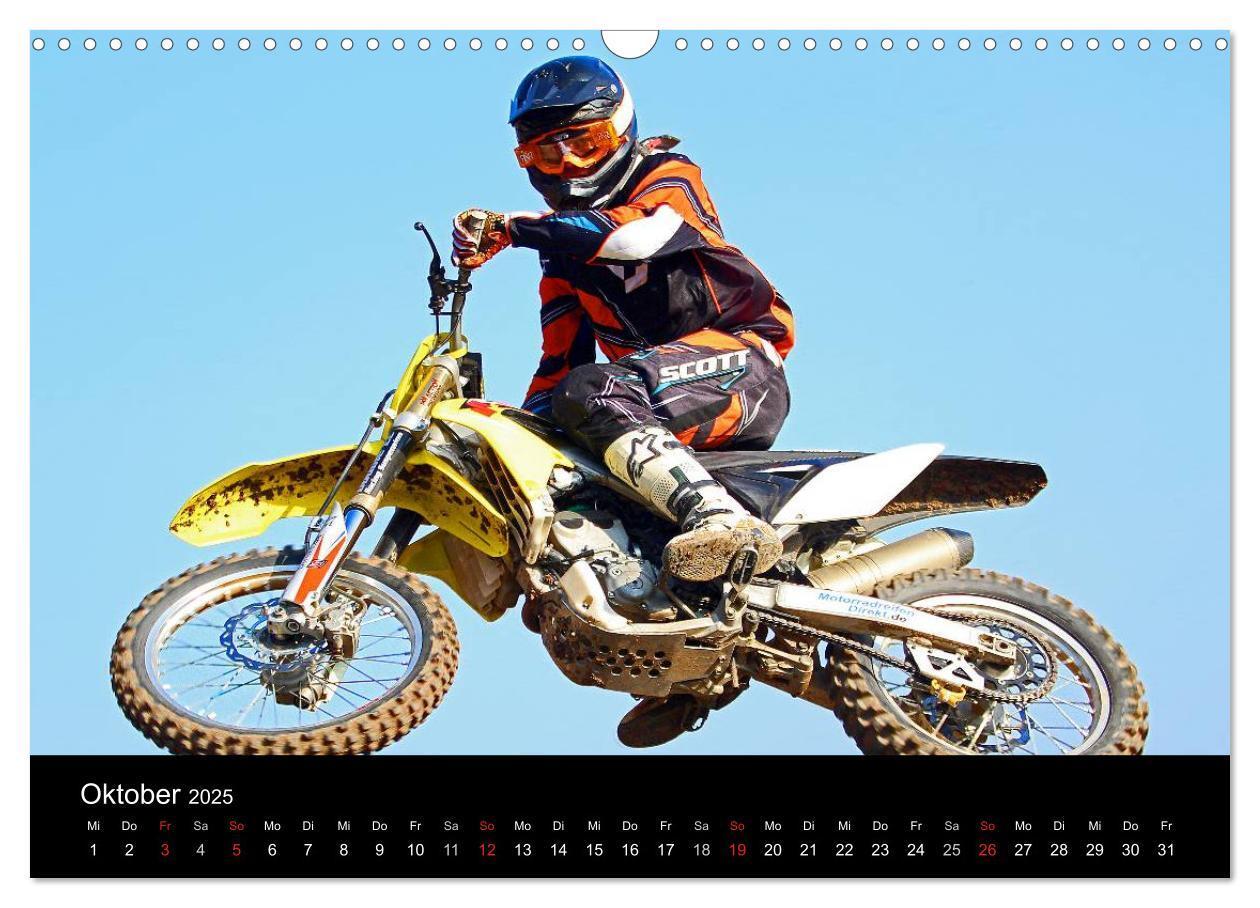 Bild: 9783435517527 | Motocross Kalender - Emotionen auf 2 Rädern (Wandkalender 2025 DIN...