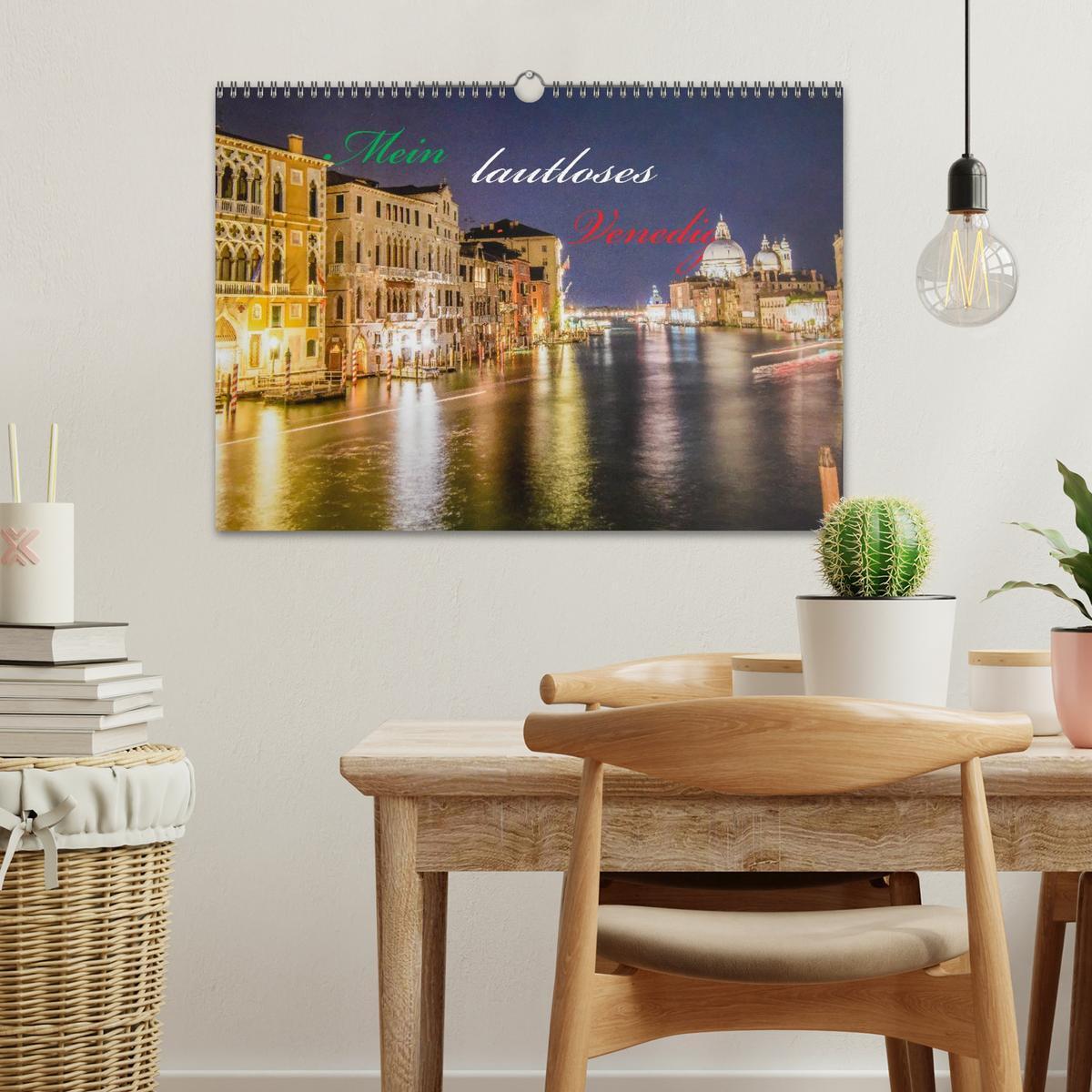 Bild: 9783435663903 | Mein lautloses Venedig (Wandkalender 2025 DIN A3 quer), CALVENDO...